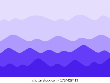 Abstract Background for Wallpaper, Web Design, Brochure, Visit Card. Vector wave pattern. Colorful geometric background. Gradient