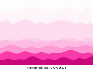 Abstract Background for Wallpaper, Web Design, Brochure, Visit Card. Vector wave pattern. Colorful geometric background. Gradient