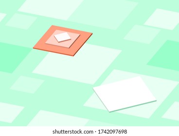 Abstract Background for Wallpaper, Web Design, Brochure, Visit Card. Vector squaresquare pattern. Colorful geometric background