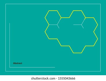 abstract background wallpapers combination of hexagon honeycomb shapes