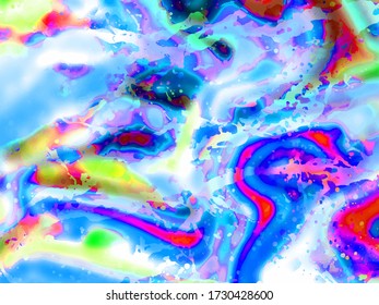 Abstract background for wallpapers, posters, cards, invitations, websites. Modern painting handmade background. Rainbow lines Vector illustration