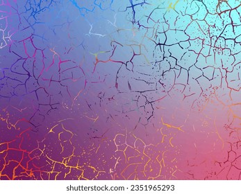 Abstract background for wallpapers, posters, cards, invitations, websites. Modern painting handmade background. Rainbow lines Vector illustration