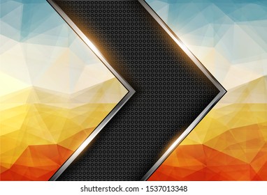Abstract background warm texture triangle pattern.