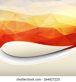 Abstract background, warm texture vector illustration. 