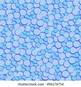 Abstract background with water bubbles. Perfect design for cover, card, wall paper, bath interior, wrapping paper. Vector illustration. 