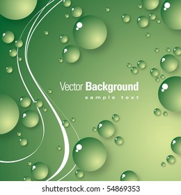 Abstract Background. Water Drops.