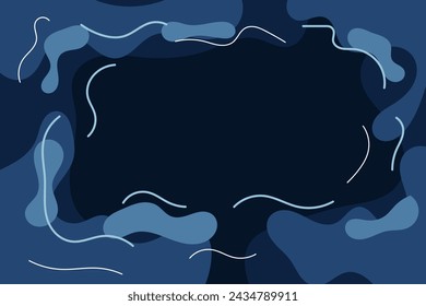 Abstract background of water movement. For presentation background or content editing material.