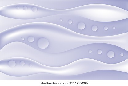 Abstract background of water raindrops. Vector illustration