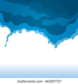 Abstract background with water waves for save water concept and other purpose.