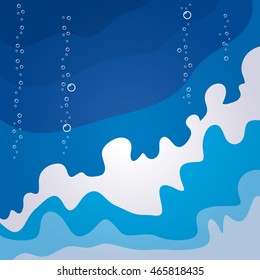 Abstract background with water waves for save water concept and other purpose.