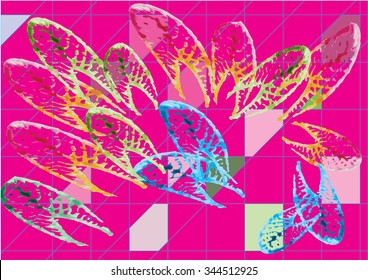 abstract background watercolor brush design vector illustration
