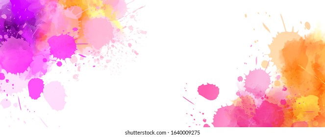 12,178 Horizontal Paint Splatter Banner Images, Stock Photos & Vectors 