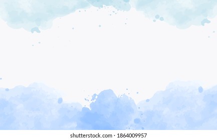 abstract background watercolor Creative wedding invitation template