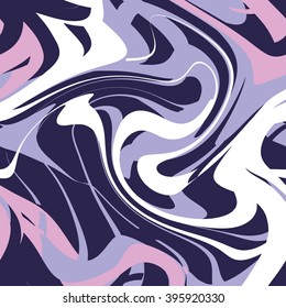 Abstract background. Watercolor marble texture. Silk, black, dark blue, lilac, pink, white