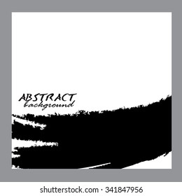 abstract background Watercolor background paintbrush black