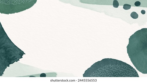 Abstract background with watercolor shapes empty space vector design in eps 10
