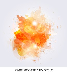 Abstract background of abstract watercolor stains.