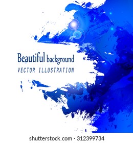 Abstract background of abstract watercolor stains