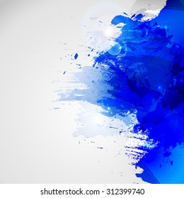Abstract background of abstract watercolor stains
