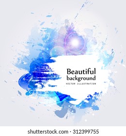 Abstract background of abstract watercolor stains