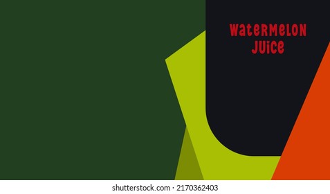Resumen del fondo del concepto de color de la fruta de la sandía, banner, espacio de copia, diseño simple. color sólido