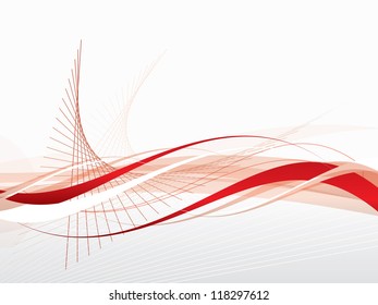 abstract background with wave