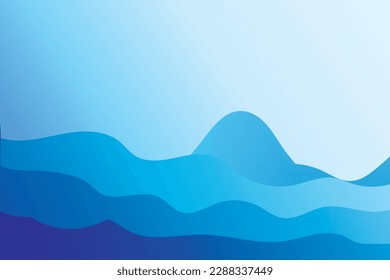 abstract background with wave blue color 