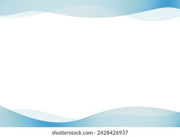 Fondo abstracto ondulado azul y blanco, líneas inclinadas en un patrón ondulado. Estilo distintivo para sus diseños de negocios con esta vibrante paleta de color azul.