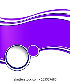 Abstract background with wave - brochure design or flyer