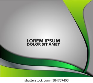 Abstract background with wave - brochure design or flyer

