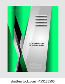 Abstract background with wave - brochure design or flyer
