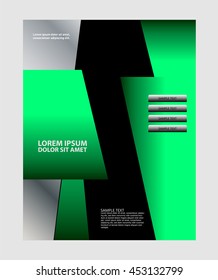 Abstract background with wave - brochure design or flyer
