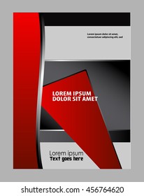 Abstract background with wave - brochure design or flyer
