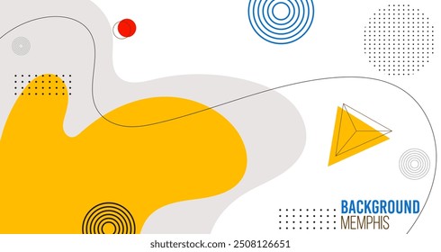 Abstrakte Hintergrund Welle Glühbirne Minimal geometrische kreative . Kreisquadrat und Dreieck Design. Trendy Techno Business Template für Tapete, Banner, Hintergrund oder Landung