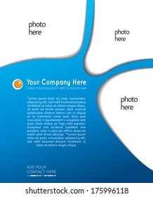 Abstract background with wave - Abstract business template