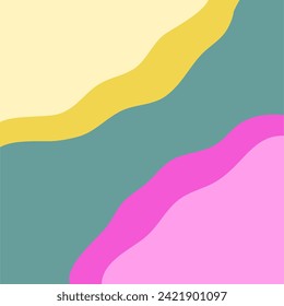 abstract background with wave in the corner