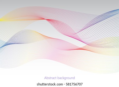 Abstract background with wave design.