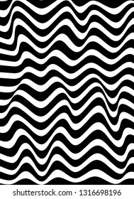 abstract background wave design black and white modern style.