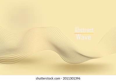 Abstract background with wave of dots.Equalizer for music, showing sound waves with music waves, music background equalizer concept.Vector illustration