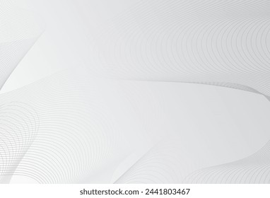 Abstract background, wave effect background, gray and white gradient. Memphis.	
