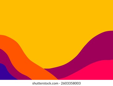 Abstract background with wave effect. Background vector Illustration. Colourful gradients. Yellow, orange and maroon colour. Slide template advertising, marketing, presentation.
