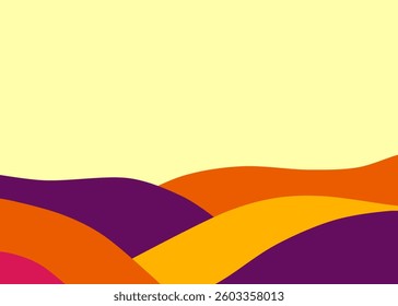 Abstract background with wave effect. Background vector Illustration. Colourful gradients. Yellow, orange colour. Slide template advertising, marketing, presentation.