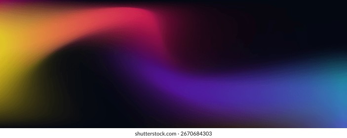 Abstrakter Hintergrund, Welle futuristischen Design der Landing Page. Anzug für Farbverlauf-Chaos und Inhalte Banner, Business-Design.