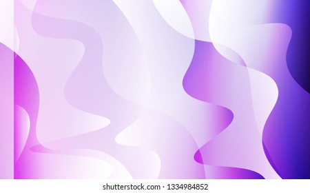 Abstract Background With Wave Gradient Shape. For Business Presentation Wallpaper, Flyer, Cover. Vector Illustration.