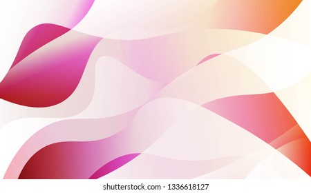 Abstract Background With Wave Gradient Shape. For Business Presentation Wallpaper, Flyer, Cover. Vector Illustration.