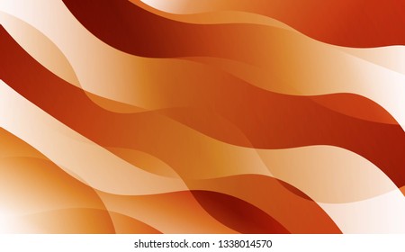 Abstract Background With Wave Gradient Shape. For Your Design Ad, Banner, Cover Page. Vector Illustration with Color Gradient.