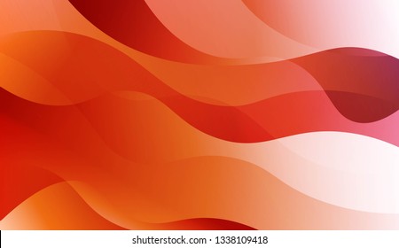 Abstract Background With Wave Gradient Shape. For Your Design Ad, Banner, Cover Page. Vector Illustration with Color Gradient.