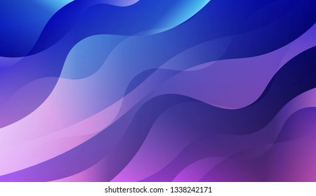 Abstract Background With Wave Gradient Shape. For Your Design Ad, Banner, Cover Page. Vector Illustration with Color Gradient.