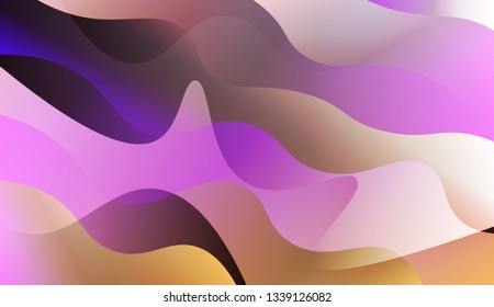 Abstract Background With Wave Gradient Shape. For Elegant Pattern Cover Book. Vector Illustration with Color Gradient.