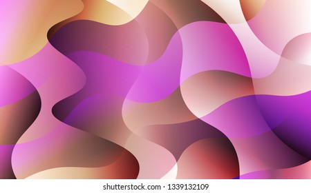 Abstract Background With Wave Gradient Shape. For Elegant Pattern Cover Book. Vector Illustration with Color Gradient.